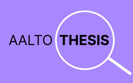 Magnifying glass on purple background.