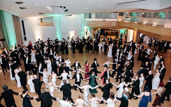 Academic dances during the conferment dinner on 22 May 2026