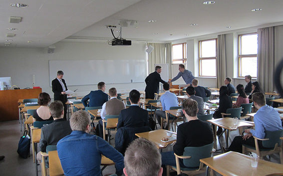 The School of Business Dean Ingmar Björkman and Head of Learning Services, Margareta Soismaa awarded the diplomas at a special ceremony organised at the School of Business on 7 May 2015.