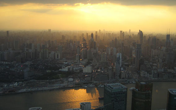 Rising sea level threatens larger number of people that earlier estimated. Shanghai with over 24 million inhabitants is one of the megacities that will suffer from the projected sea level rise and intensified storms. Photo: Olli Varis / Aalto University