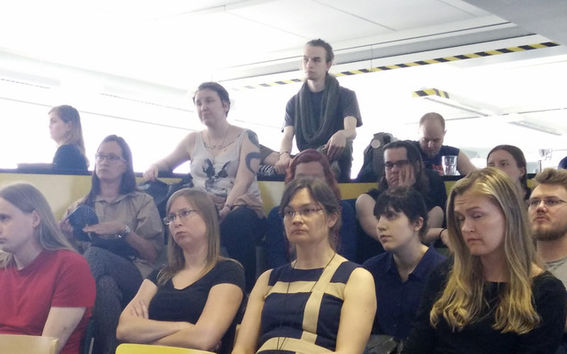 A film evening in the premises of Futurice.