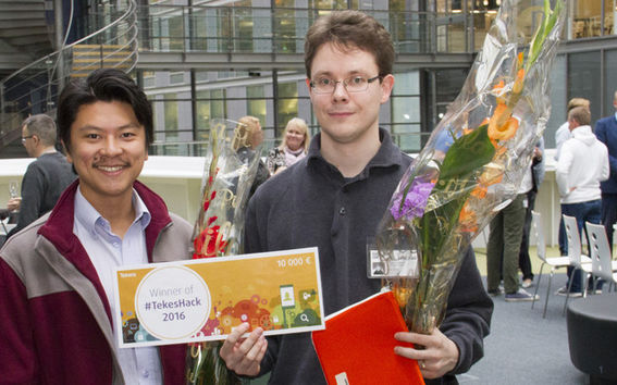 Vincent Kuo vasemmalla ja Tapio Auvinen oikealla.