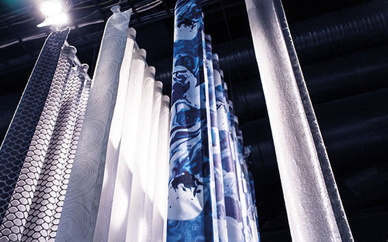 MA work presented in Tekstiili16 exhibition at Kaapelitehdas. Photo by Petra Haikonen.