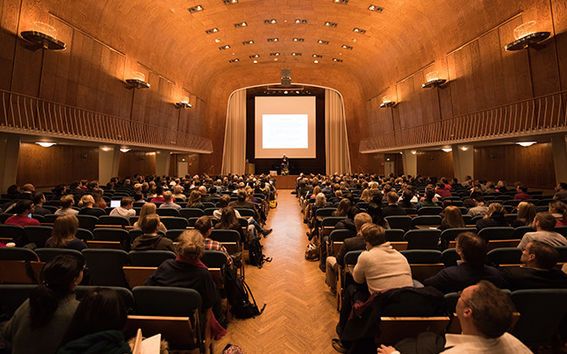 Bengt Holmström is a popular teacher and wanted to target his lecture at Aalto University specifically at students.