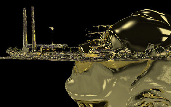 Work in progress picture from animation “Human and Posthuman / Embodiment and Materiality. Sensorium as the Self and Infusion of the Environment". Image: Ville Niemi.