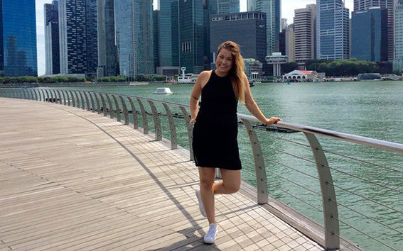 Iina Sintonen was on exchange at Nanyang Technological Universityssä (NTU) in Singapore.