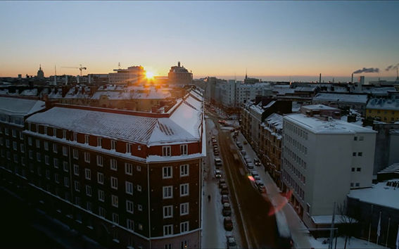 Kuvan rakennukset eivät erityisesti liity Sami Pakarisen väitöstutkimukseen.