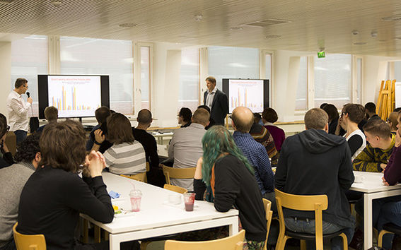 The awards were presented by professor Tapio Lokki and Dean Jouko Lampinen.