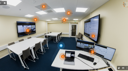 Image of virtual tour view in ThingLink platform