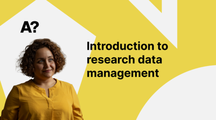 Introduction to research data management