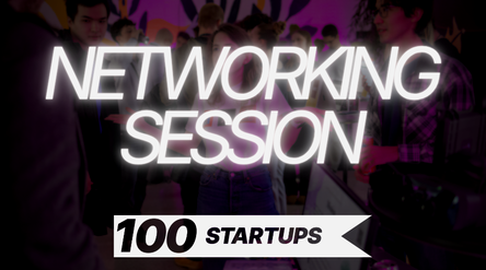 Promotional image for 100STARTUPS Networking Session