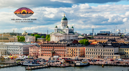 Helsinki city vie from the sea with helsinki vision conference logo