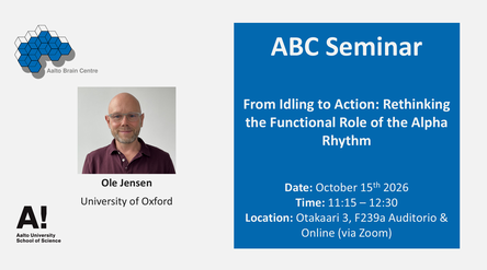 ABC Seminar Ole Jensen - October 15 2026