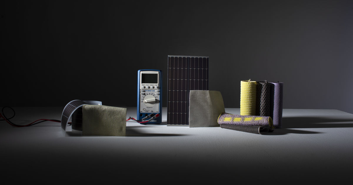 Sun-powered Textiles - Textile solar cell modules for energy harvesting ...