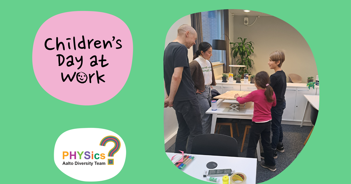 Bring your child to work day 2025 at the Department of Applied Physics ...