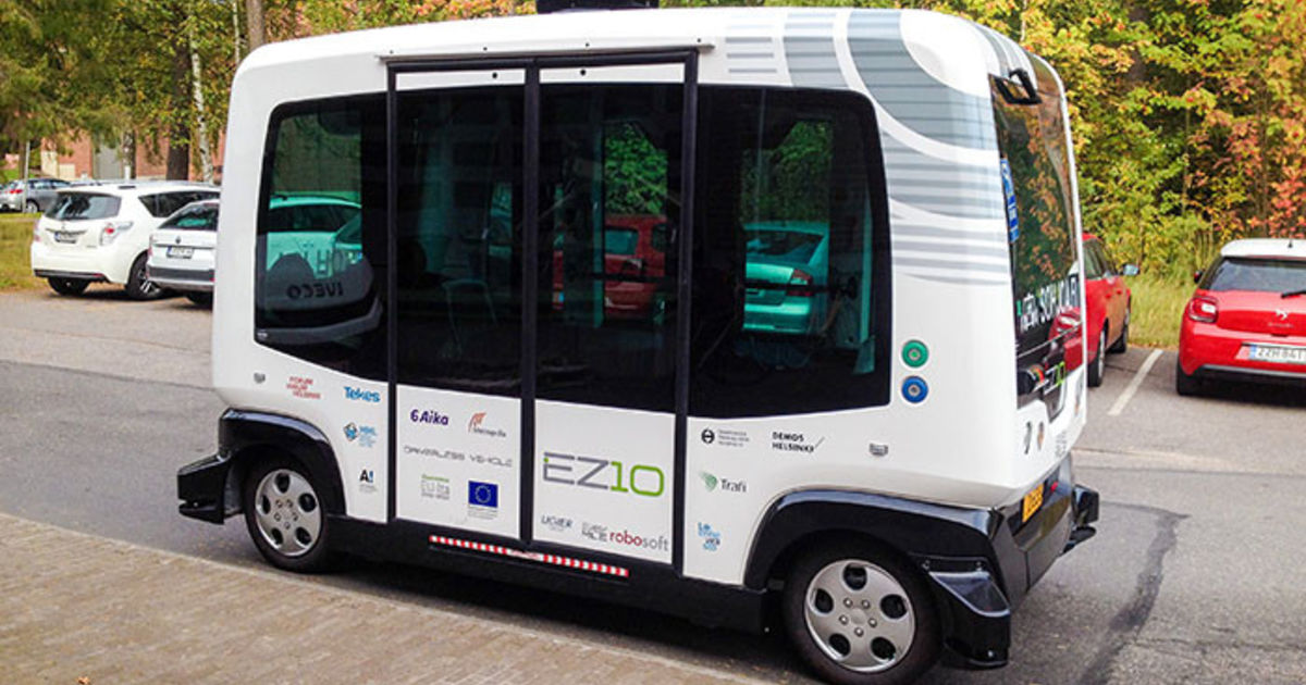 Experience the robot bus in Otaniemi! | Aalto University