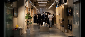 Aalto University Shop interiors with some people in