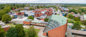 Undergraduate centre, Otakaari 1. Photo by Mikko Raskinen.