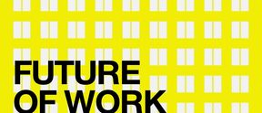 Future of Work logo on yellow background