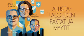 Alustatalouden faktat ja myytit -podcastissa Robin Gustafssonin vieraana Oulun kaupunginjohtaja Päivi Laajala ja Kuntien Tieran toimitusjohtaja Jyrki Halttunen.