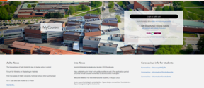 Image of MyCourses interface view before logging in