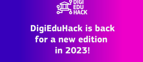 DigiEduHack welcome banner for the 2023 edition