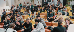 Participants gathered at one of the startup and innovation events.