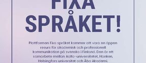 Fixa språket!