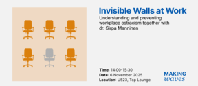 Making Waves "Invisible Walls at Work" event poster image