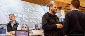 Nordea at Aalto Talent Expo 2025, photo by Matti Ahlgren