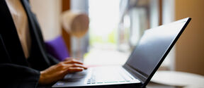woman and laptop