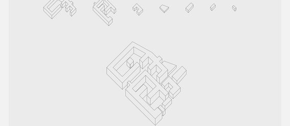 A series of geometric shapes evolving into a complex structure, labelled 'Proposed Morphology'.