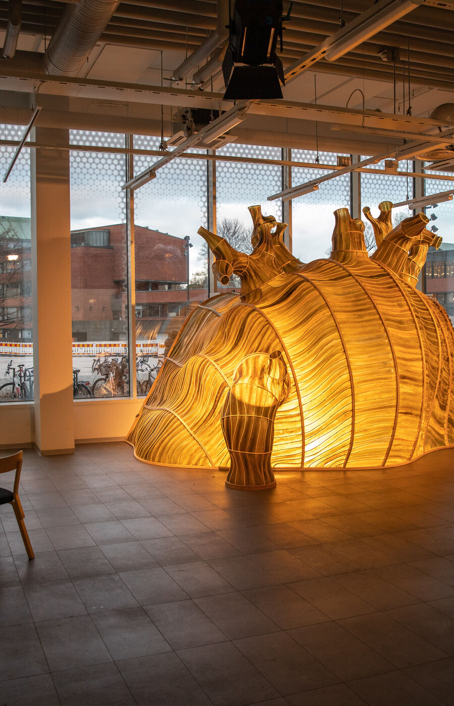 Julia Lohmann's Hidaka Ohmu at the A Bloc. Photo: Mikko Raskinen