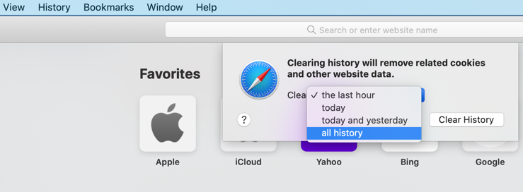 Safari_Clear_history_All_history