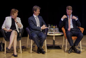 Honorary doctors and panelists Kauppi, Shawe-Taylor and Siilasmaa