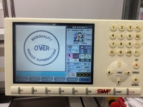 Material experiments with embroidering