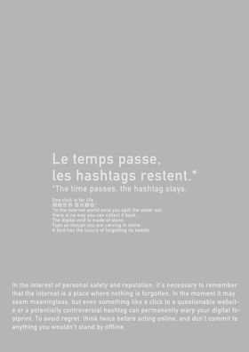 Time passes, the hashtag stays