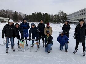 NMG in the ice garden