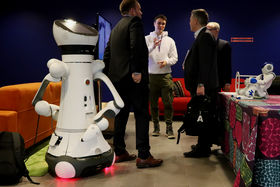 Aalto University / robots at Research Winter Day / photo: Linda Koskinen