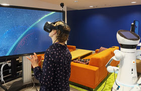 Aalto University / Virtual Planetarium / photo: Linda Koskinen