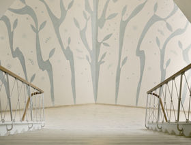 Aalto-yliopisto Töölö Eino Kaurian seinämaalaus Kuva: Aki-Pekka Sinikoski