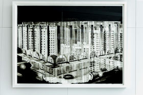 “My work deals with ideals of living. I appropriate modernist architectural imagery that depicts a perfect and finished city without human presence. By hybridizing these images I provide viewers with alternative representations of architectural history and a chance to envision utopias of their own.” - Tatu Tuominen