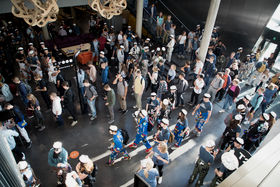 Students in corridor