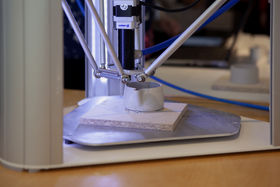 Poronluuposliinin 3D-tulostusta. Kuva: Nur Horsanali