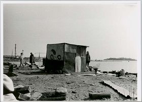 Shelters in Jätkäsaari, Kaj Franck's general composition course