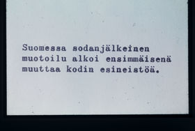 “Object and environment” exhibition 1968–1971 slides