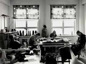 Textile art in the 1980s. University of Art and Design. Photo: Aalto University Archives
