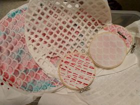 Samples made with ionic liquid and cellulose solution