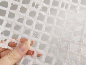 Cellulose in ionic liquid reacts to base fabric over time and dissolves holes