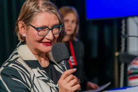 Merita Petäjä and Suvi Helko at the Oasis of Radical Wellbeing opening 17.11.2021 (c) Oasis & Lassi Savola / Aalto Studios 2021